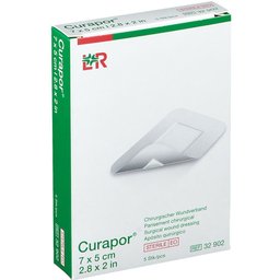 Curapor® Pansement chirurgical, stérile 7 cm x 5 cm
