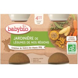 Petits Pots Jardinière de Légumes Bio dès 4 mois 2x130g