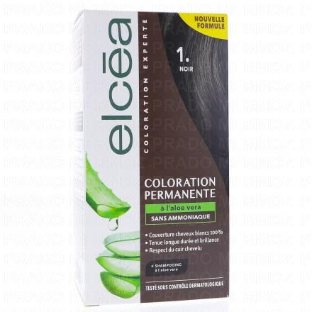 Coloration permanente à l'aloé vera Noir 1.