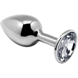 Anal Pleasure Mini Plug Métal Blanc Taille M 1ut