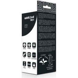 Anal Plug 17cm Noir 1pc