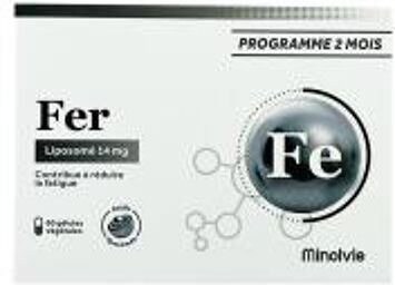 Fer Liposomé 60 Gélules - Boîte 60 gélule