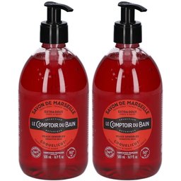 Savon traditionnel de Marseille Coquelicot