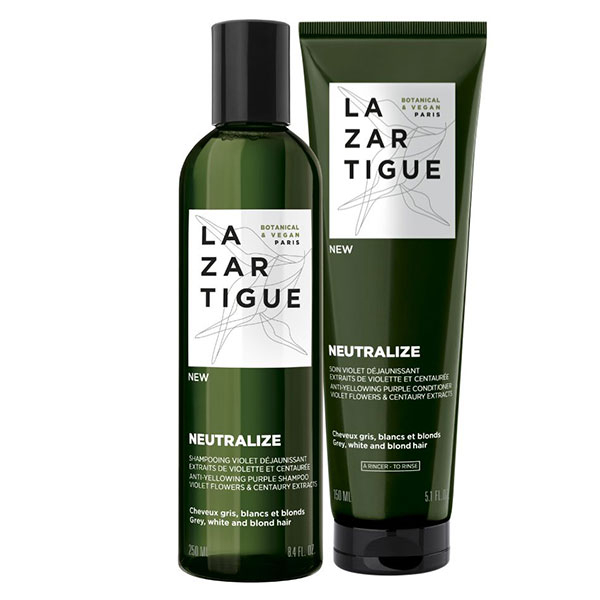 - Routine Neutralize Cheveux blonds, blancs, gris