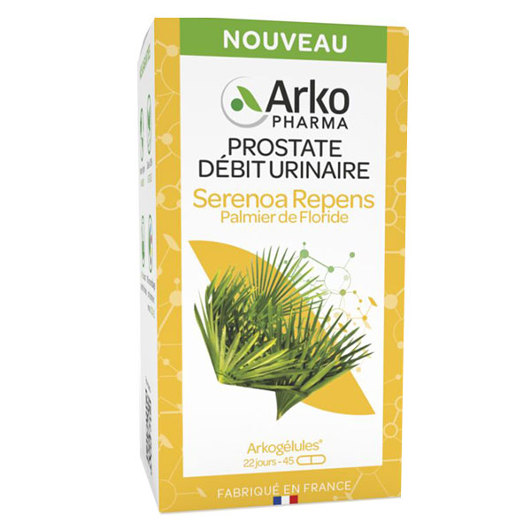 Arkogélules Prostate & Débit Urinaire Serenoa Repens 45 gélules