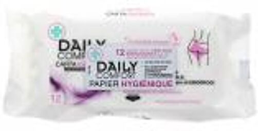 Lingettes Papier Toilette 12Pcs - Sachet 12 lingettes