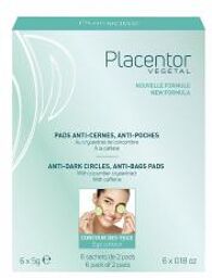 Placentor Végétal Pads Anti-Cernes Anti-Poches 6 x 5 g - Boîte 6 sachets x 2 pads