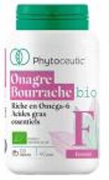 Onagre Bourrache Féminité Bio 120 Capsules - Boîte distributrice 120 Capsules
