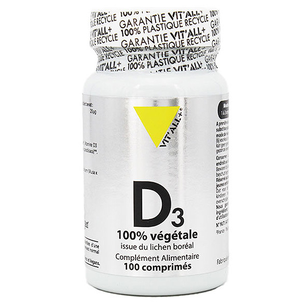 Vitamine D3 Végétale 100 comprimés