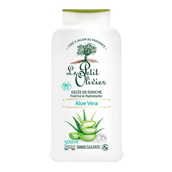 - Gelée De Douche Hydratante - Aloe Vera - Sans Savon 500ml