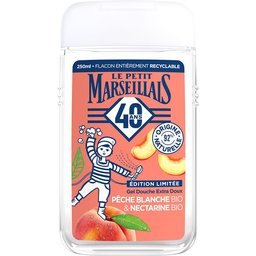 Gel Douche Extra Doux Pêche Blanche BIO & Nectarine BIO