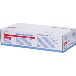 Peha-soft® nitrile white Gants d'examen non stériles sans poudre de nitrile Taille S 6 - 7