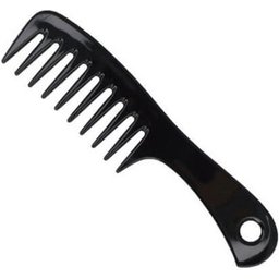 Peigne Barbier Mèches Noir 1ut