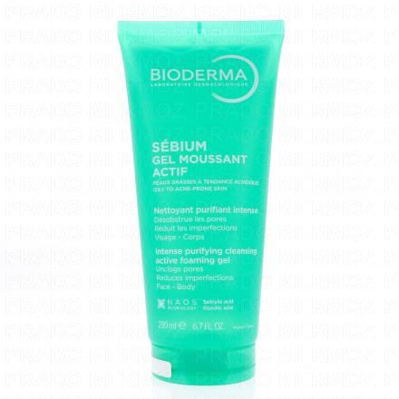 Sébium - Gel moussant actif tube 200 mL