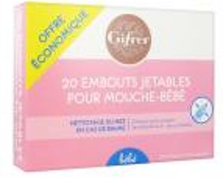 20 Embouts Jetables pour Mouche-Bébé - Boîte 20 embouts