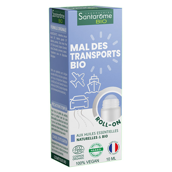 Roll-On Mal des Transports Bio Huiles Essentielles 10 ml