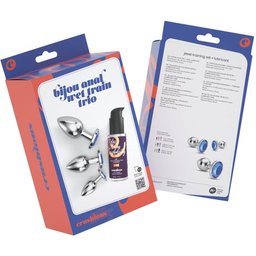 Set Bijou Anal Wet Train Trio Bleu