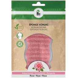 Eponge Konjac Corp Rose 1ut