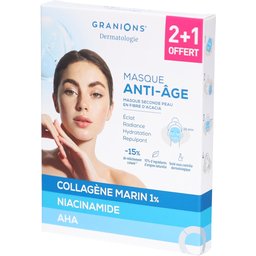 Granions Anti-âge masques éclat 2+1 offert