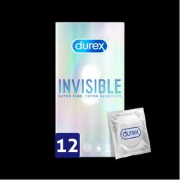 Durex® Invisible extra fin extra lubrifié 12pcs