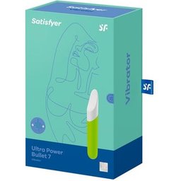 Ultra Power Bullet 7 Vibrateur Vert 1pc