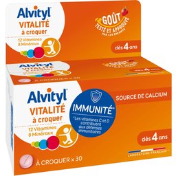 Vitalité 30 Comprimés À Croquer