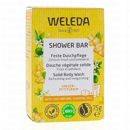 Shower bar - Douche végétale solide gingembre petitgrain bio 75g