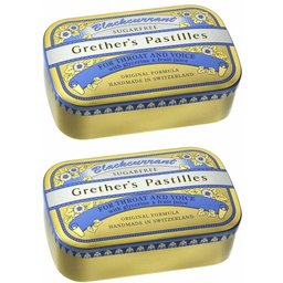 Grethers Pastilles Blackcurrant Sans Sucre
