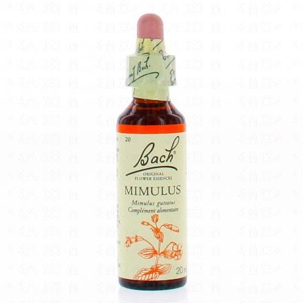 FLEURS DE BACH Original n°20 Mimulus fleur de bach flacon compte-gouttes 20ml