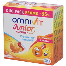 Omnivit Junior Gummies | Multivitamine pour la Croissance & l'Immunité
