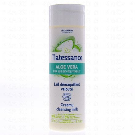 Lait démaquillant velouté Aloé Vera bio 200ml
