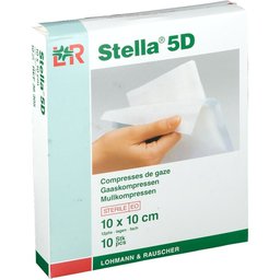 Stella 5D Compresses Stériles 10X10cm