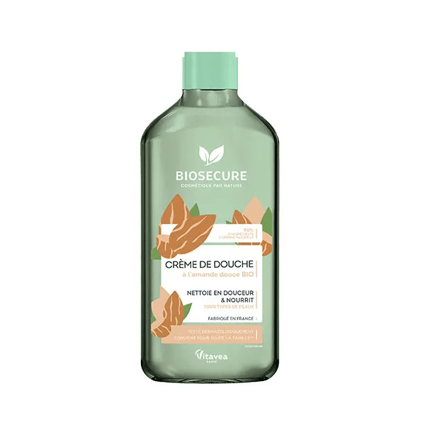 Biosecure Crème de douche amande - Biosecure - Flacon de 500 ml