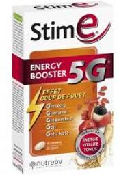 Stim e Energy Booster 5G Effet Coup de Fouet 40 Comprimés - Boîte 40 comprimés