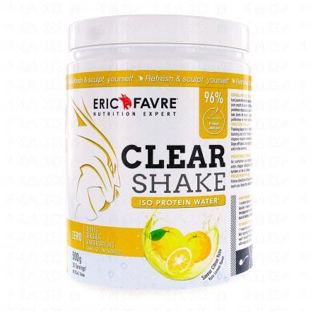 ERIC FAVRE Clear Shake Iso protéine water Saveur Citron Yuzu 500g
