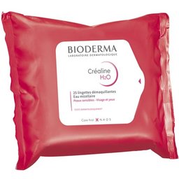 Créaline H2O 25 Lingettes Démaquillantes