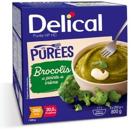Les Purées Hp Hc Brocolis Et Pointe De Crème 4x200g