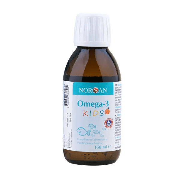 Omega-3 Kids Huile de Poisson et Foie de Morue 150ml