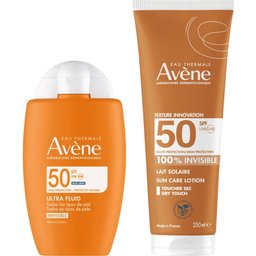 Pack Ultra Fluido Invisible SPF50 50ml + Leche Invisible SPF50 250ml