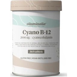 Vitamina B12 Cianocobalamina 2000mcg 365comp