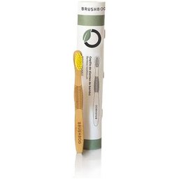 Brosse à Dents Enfants en Bambou Jaune 1ut