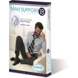 Gloria Med Gloria Man Support Silver Socks 1 Paire