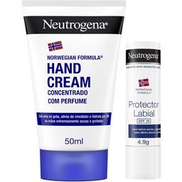 Neutrogena Hand Cream 50ml + Lips SPF20 2 Unités