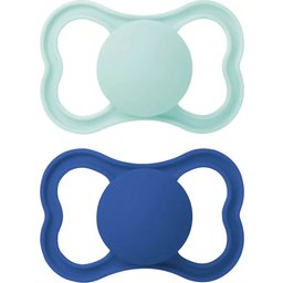 Supreme Pack Sucettes Silicone +6m Bleu 2 Unités