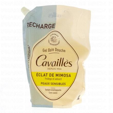CAVAILLES Gel Bain Douche Éclat de Mimosa eco recharge 1l