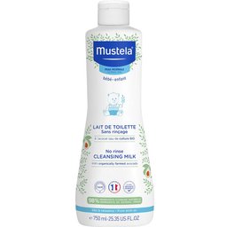 Mustela® bébé - enfant Lait de toilette sans rinçage à l'avocat Bio