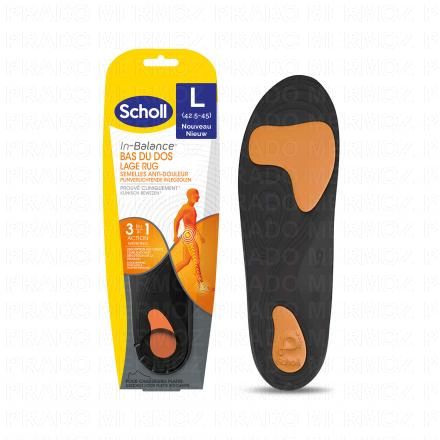 In-Balance - Semelles In-Balance Anti-douleur Bas du Dos taille 42,5/45