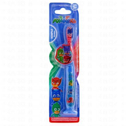 Brosse à dent ergonomique avec capuchon pyjamasks