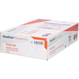 Mediset Pansement Post - OP Grandes Plaies - Set de nettoyage et de recouvrement avec coup