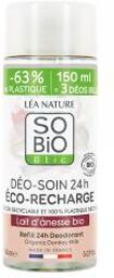 Déo-Soin 24H Lait d'Ânesse Éco-Recharge Biologique 150 ML - Flacon 150 ml